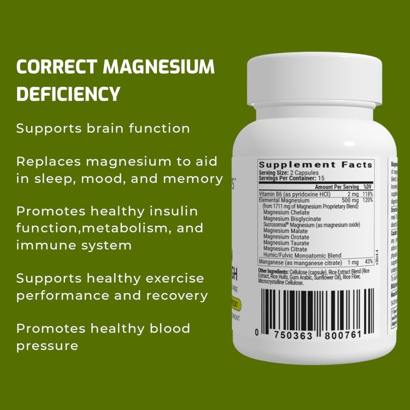 correct mg deficiency